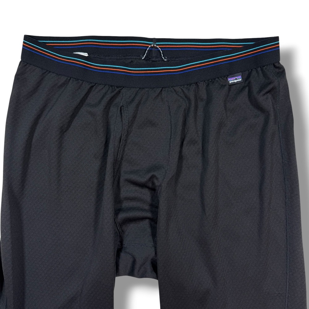 Patagonia Capilene Midweight Baselayer Pants Mens Large Black